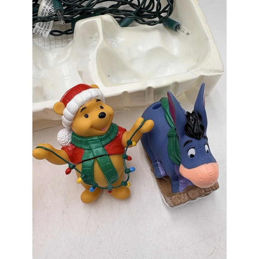 VTG EZ Lights, Santa's Best, Ten Light Pooh Illuminated Tree Trimmer Set (WORKS)